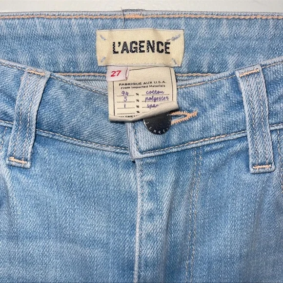 Lagence Bell High Waist Flare Jeans